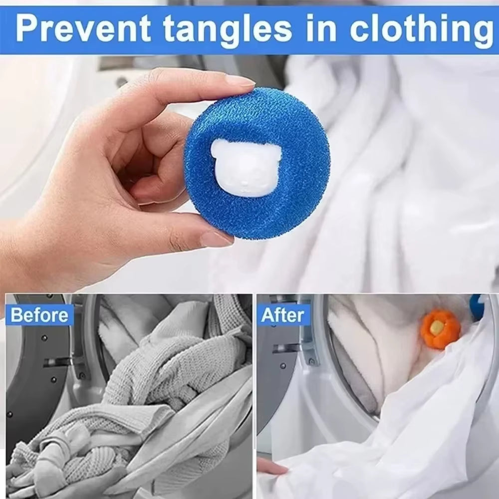 Laundry Balls 3-10Pcs Laundry Balls Pet Hair Remover Reusable Balls Washing Machine Filter Removes Lint from Clothes Ball Catch